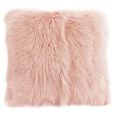 Brooklyn and Bella Amgalan Goat Fur Cushion