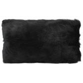 Brooklyn and Bella Amgalan Goat Fur Lumbar Cushion