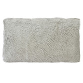 Brooklyn and Bella Amgalan Goat Fur Lumbar Cushion