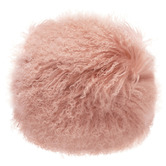 Brooklyn and Bella Delbee Round Sheepskin Cushion