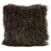 Brooklyn and Bella Delbee Square Sheepskin Cushion