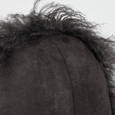 Brooklyn and Bella Delbee Round Sheepskin Cushion