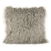 Brooklyn and Bella Delbee Square Sheepskin Cushion