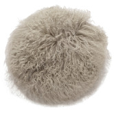 Brooklyn and Bella Delbee Round Sheepskin Cushion
