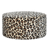 Brooklyn and Bella Leopard Naya Ottoman