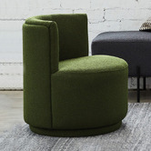 Brooklyn and Bella Claire Upholstered Swivel Chair