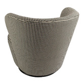 Brooklyn and Bella Houndstooth Raeley Swivel Chair