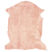 Brooklyn and Bella Amgalan Goat Hide Throw
