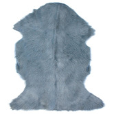 Brooklyn and Bella Amgalan Goat Hide Throw