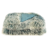 Brooklyn and Bella Snowflake Delbee Sheepskin Throw