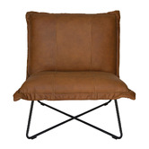 Brooklyn and Bella Roman Cowhide Leather Chair