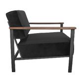 Brooklyn and Bella Dominic Velvet Armchair