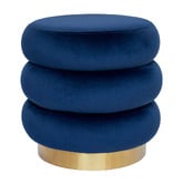 Brooklyn and Bella Quinn Velvet Ottoman