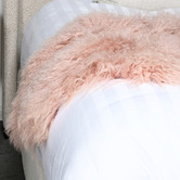 Brooklyn and Bella Delbee Sheepskin Throw