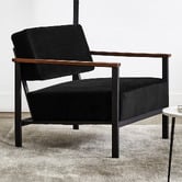 Brooklyn and Bella Dominic Velvet Armchair