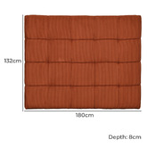 Brooklyn and Bella Burnt Orange Chloe Corduroy Bedhead
