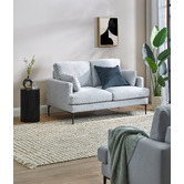 Brooklyn and Bella Laine Piped Square Velvet Cushion