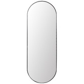 Brooklyn and Bella Ludlow Oval Steel Wall Mirror