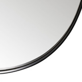 Brooklyn and Bella Ludlow Oval Steel Wall Mirror