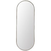 Brooklyn and Bella Ludlow Oval Steel Wall Mirror