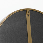 Brooklyn and Bella Ludlow Oval Steel Wall Mirror