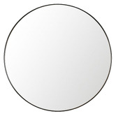 Brooklyn and Bella Ludlow Round Steel Wall Mirror