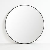 Brooklyn and Bella Ludlow Round Steel Wall Mirror