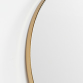 Brooklyn and Bella Ludlow Round Steel Wall Mirror