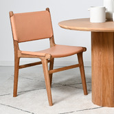 Brooklyn and Bella Azir Teak Wood Dining Chairs