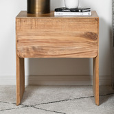 Brooklyn and Bella Morgana Acacia Wood Bedside Table