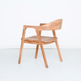 Brooklyn and Bella Akali Teak Wood Outdoor Dining Chair