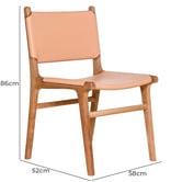 Brooklyn and Bella Azir Teak Wood Dining Chairs