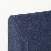 Brooklyn and Bella Aubin Wingback Upholstered King Bedhead