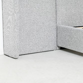 Brooklyn and Bella Paloma Grey Aubin Upholstered Bed