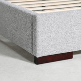 Brooklyn and Bella Paloma Grey Aubin Upholstered Bed