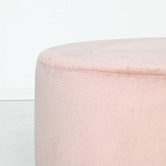 Brooklyn and Bella Large Milan Velvet Ottoman