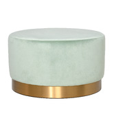 Brooklyn and Bella Large Milan Velvet Ottoman