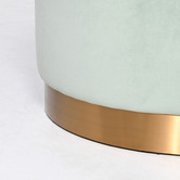 Brooklyn and Bella Large Milan Velvet Ottoman