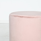 Brooklyn and Bella Small Milan Velvet Ottoman