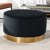 Brooklyn and Bella Visser Velvet Ottoman