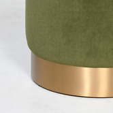 Brooklyn and Bella 45cm Visser Velvet Ottoman