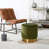 Brooklyn and Bella 45cm Visser Velvet Ottoman