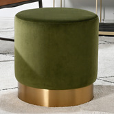 Brooklyn and Bella 45cm Visser Velvet Ottoman