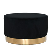 Brooklyn and Bella Visser Velvet Ottoman