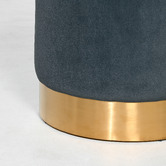Brooklyn and Bella 45cm Visser Velvet Ottoman