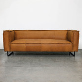 Brooklyn and Bella Winston 3 Seater Cowhide Leather Sofa