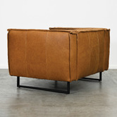 Brooklyn and Bella Winston Cowhide Leather Armchair