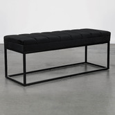 Brooklyn and Bella Milford Velvet Ottoman Bench