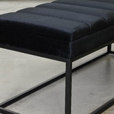 Brooklyn and Bella Milford Velvet Ottoman Bench