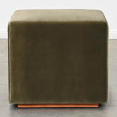 Brooklyn and Bella Fuller Velvet Ottoman